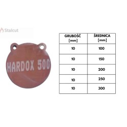 Cel strzelecki GONG MIŚ - HARDOX 500