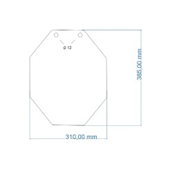 Cel strzelecki IPSC - HARDOX 500